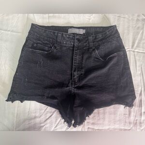 Just USA Dark Denim Distressed Shorts